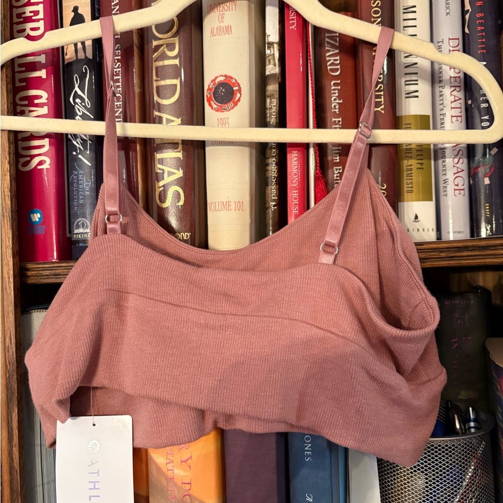 NWT Athleta Well Rested Rib Sleep Bra - size medium - Picture 3 of 5